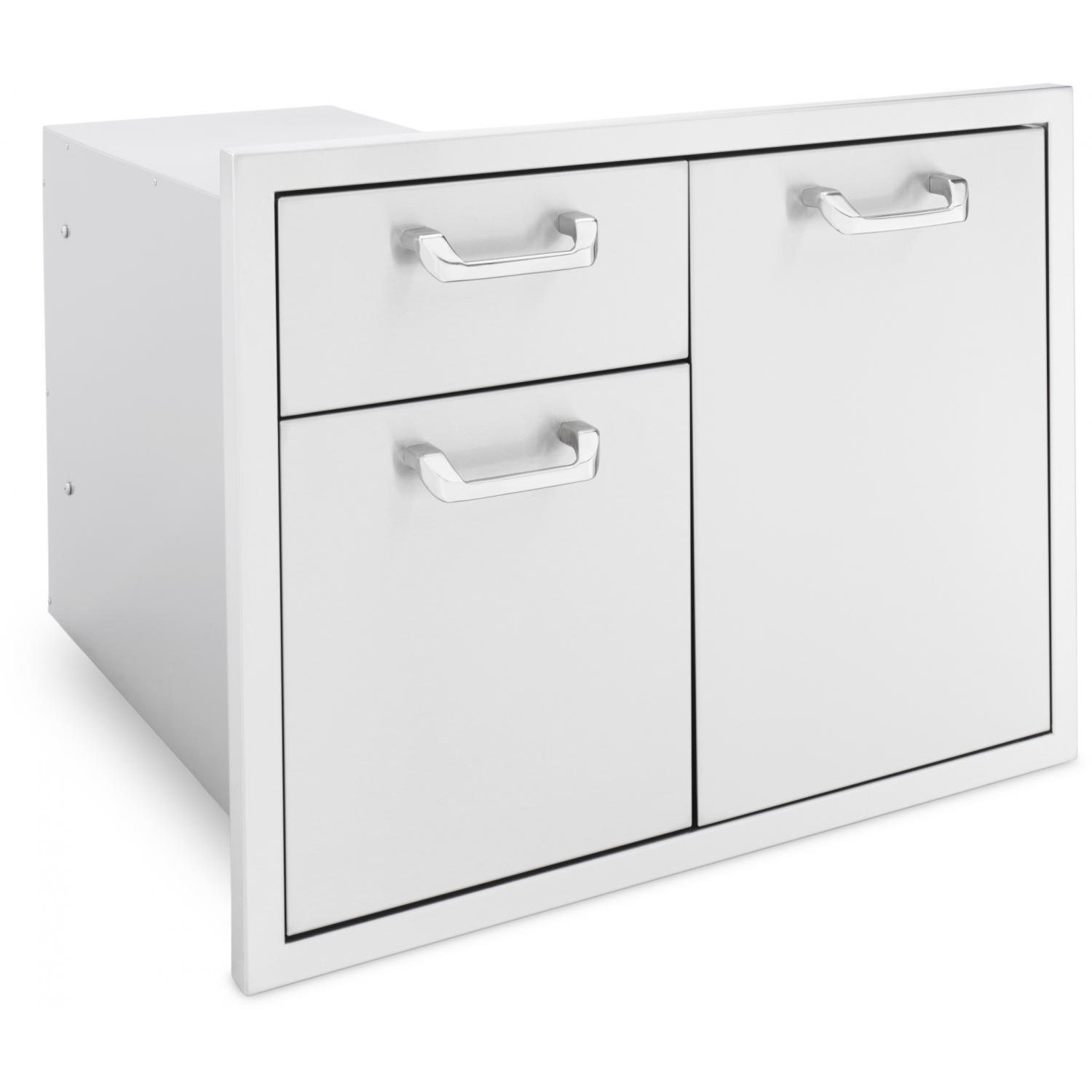 Lynx Professional 30-Inch Double Drawer & Roll-Out Trash Bin - LTA30