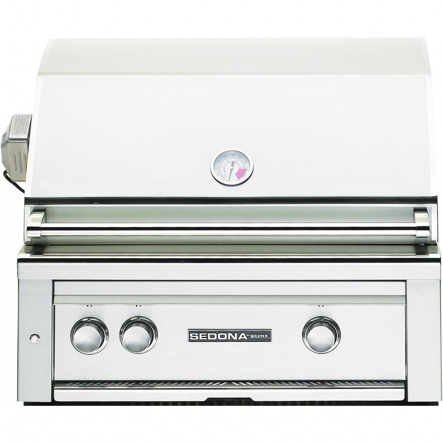 Lynx Sedona 30-Inch Built-In Natural Gas Grill With One Infrared ProSear Burner And Rotisserie - L500PSR-NG