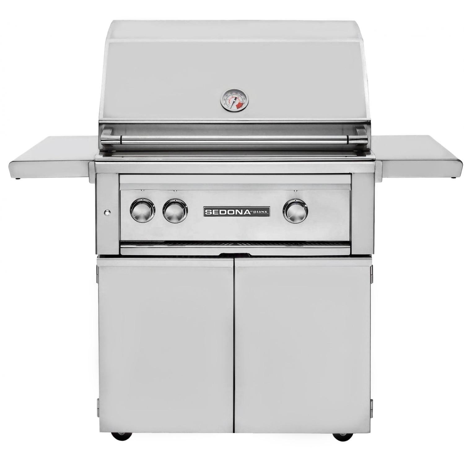Lynx Sedona 30-Inch Freestanding Natural Gas Grill With One Infrared ProSear Burner And Rotisserie - L500PSR-NG