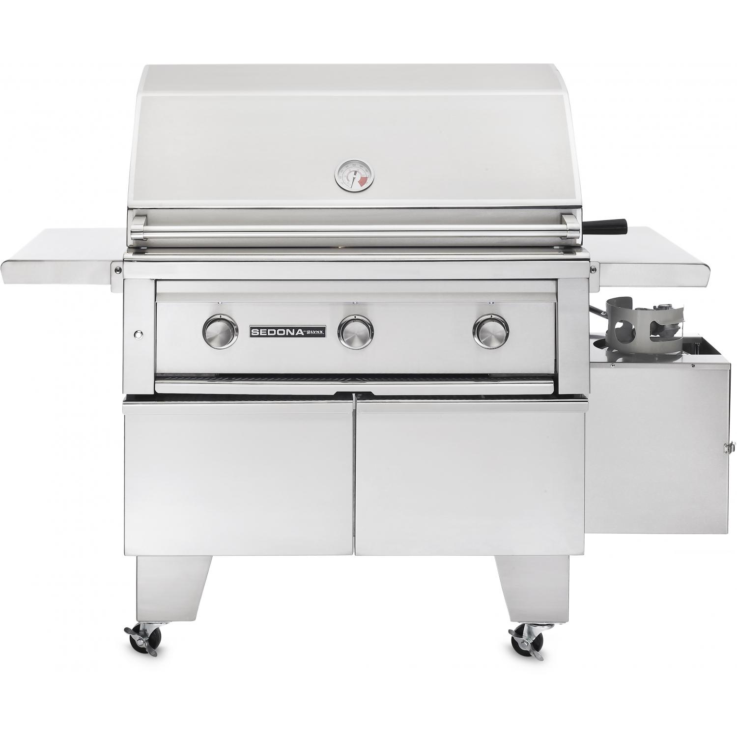 Lynx Sedona ADA 36-Inch Freestanding Propane Gas Grill With One Infrared ProSear Burner And Rotisserie - L600ADAR-LP