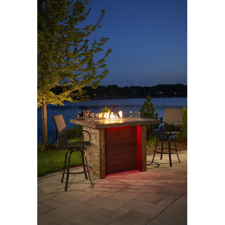 Marquee Pub Height Gas Fire Pit Table