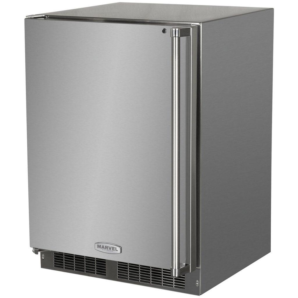 Marvel 24-inch 4.7 Cu. Ft. Left Hinge Outdoor Rated Compact Freezer - MO24FAS1LS