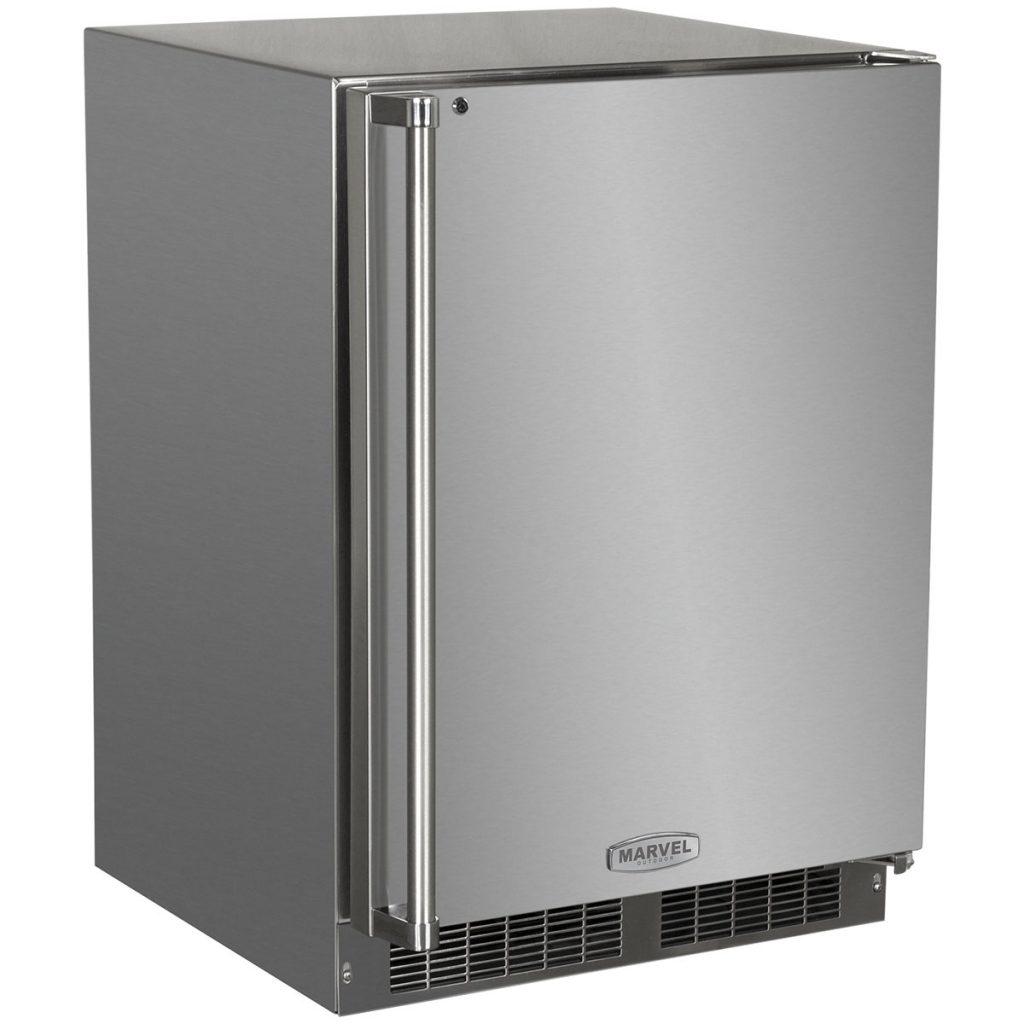 Marvel 24-inch 4.7 Cu. Ft. Right Hinge Outdoor Rated Compact Freezer - MO24FAS1RS