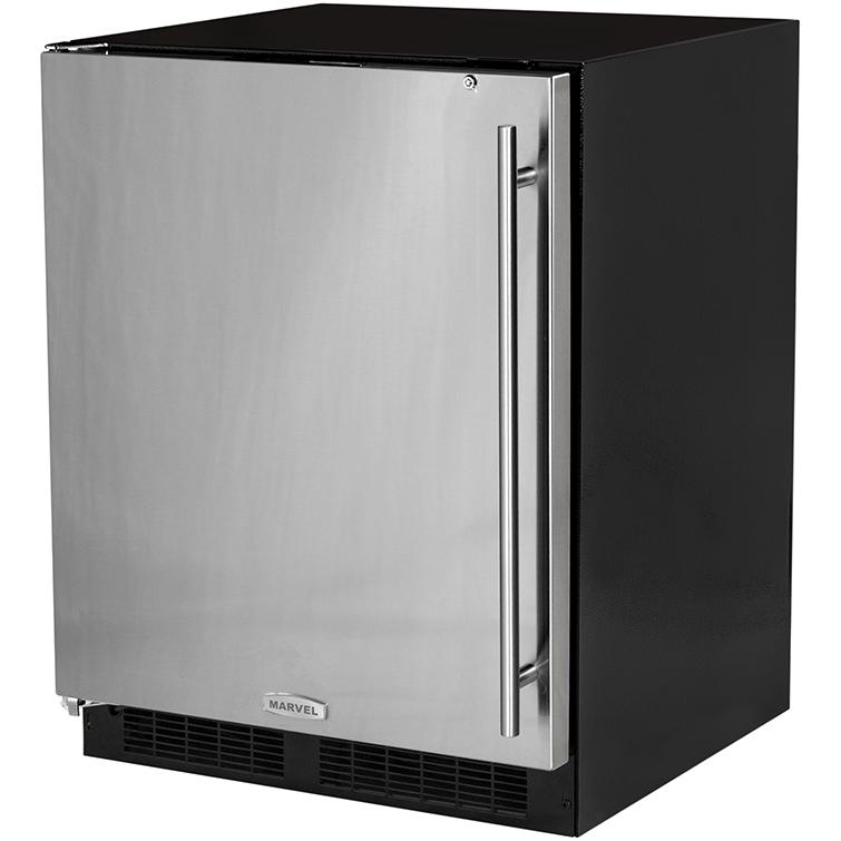 Marvel 24-Inch Left Hinge ADA Compliant Refrigerator - Stainless Steel - MA24RAS1LS