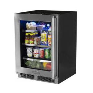 Marvel Professional 24-Inch Left Hinge Beverage Center With Drawer - Stainless Steel - MP24BRG3LS