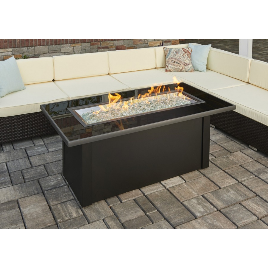 Monte Carlo Linear Gas Fire Pit Table