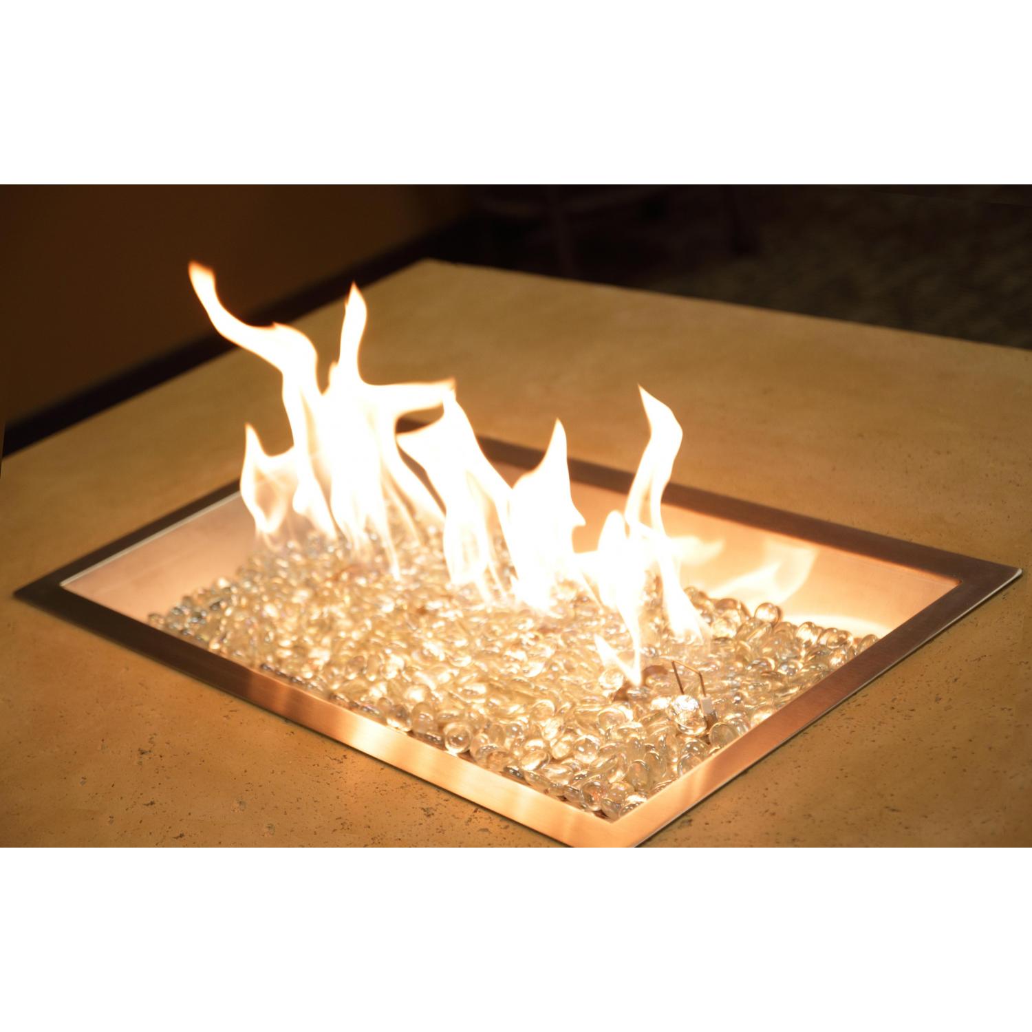 Outdoor GreatRoom Company 12 X 24 Rectangular Fire Pit Burner