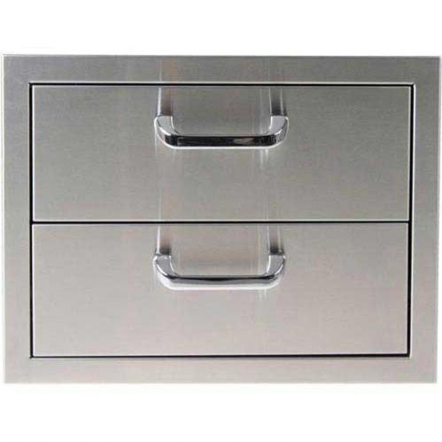 Outdoor GreatRoom Company 17 Inch Double Access Drawer