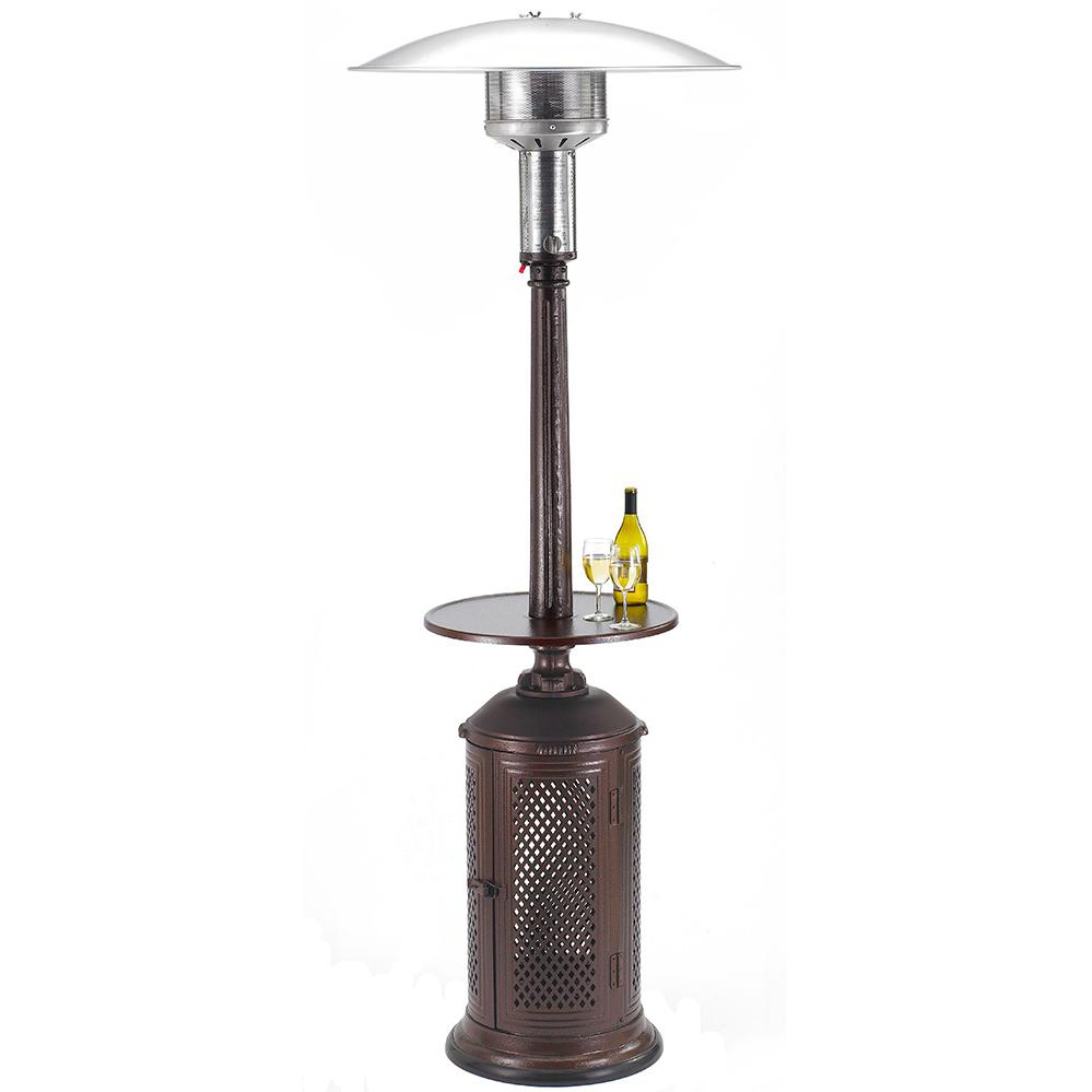 Patio Comfort Vintage Series 40,000 BTU Propane Gas Infrared Portable Patio Heater With 22-Inch Tabletop - Antique Bronze - PC02CAB