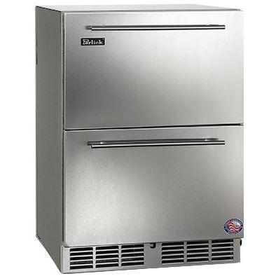 Perlick C-Series 24-Inch 5.2 Cu. Ft. Outdoor Rated Refrigerator Drawers - HC24RO-3-5