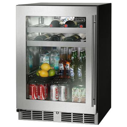 Perlick C-Series 5.2 Cu. Ft. Left Hinge Built-In Beverage Center - Stainless Steel - HC24BB-3-3L