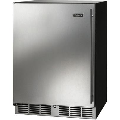 Perlick C-Series 5.2 Cu. Ft. Left Hinge Built-In Compact Refrigerator - Stainless Steel - HC24RB-3-1L