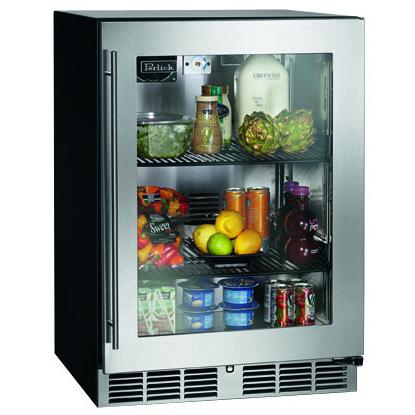 Perlick C-Series 5.2 Cu. Ft. Right Hinge Built-In Compact Refrigerator - Stainless Steel - HC24RB-3-3R