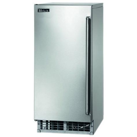 Perlick Signature Series 55 Lb. 15-Inch Left Hinge Outdoor Rated Ice Maker - H50IMS-L