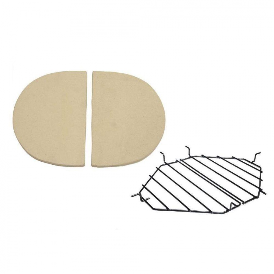 Primo Ceramic Heat Deflector Kit For Oval XL 400 Kamado