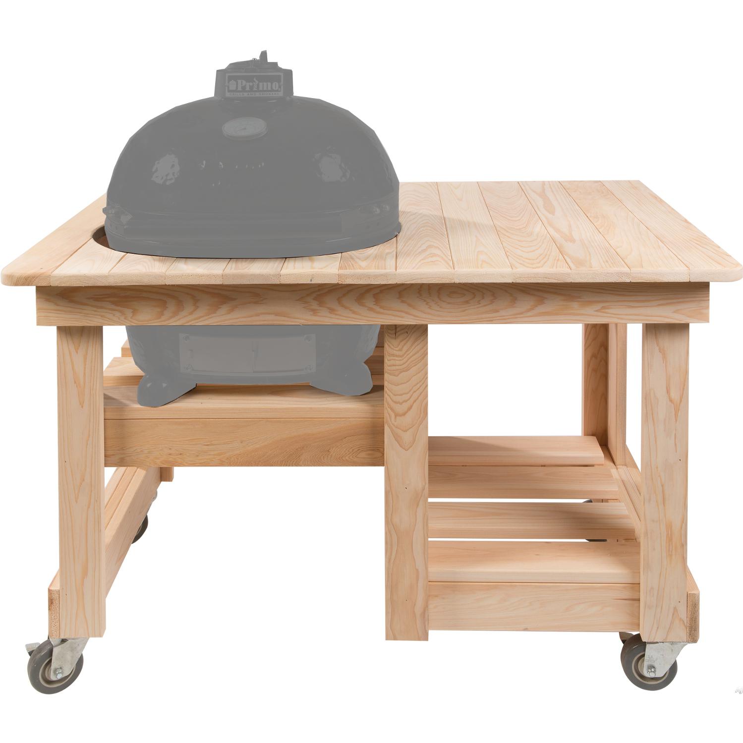 Primo Cypress Countertop Table For Oval Large