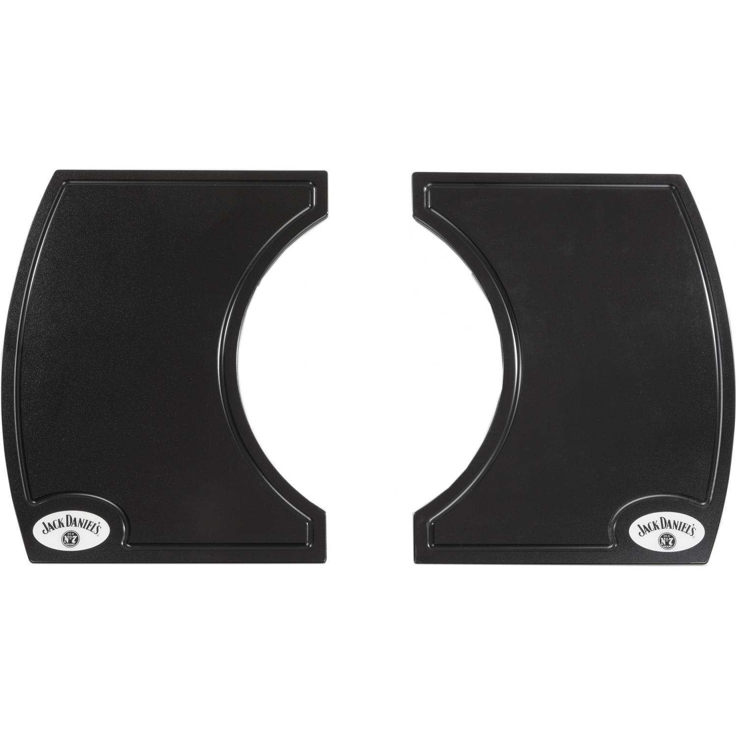 Primo Jack Daniels Edition 2-Piece Island Side Shelves For 308 / 368 Steel Cart - Oval XL / Large