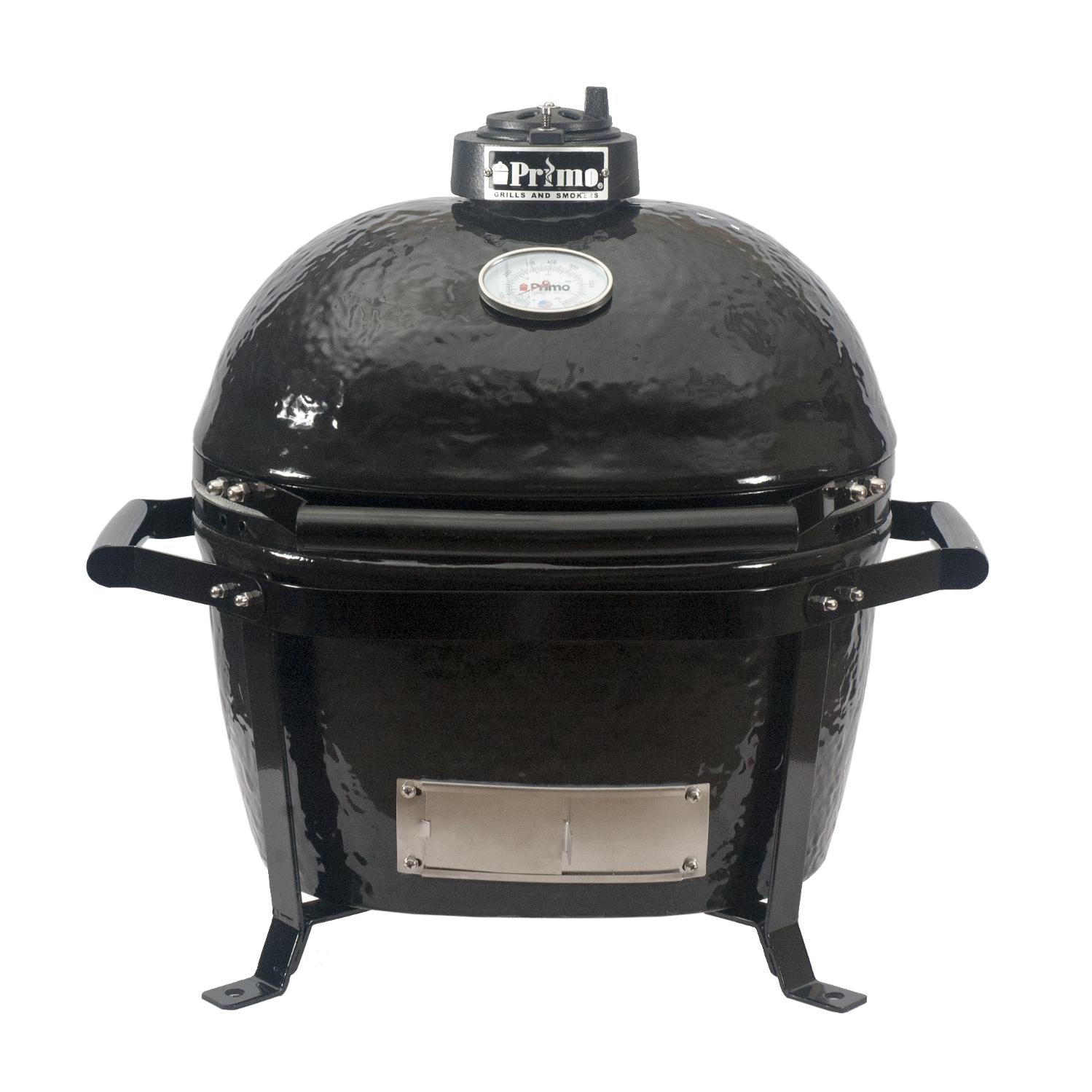 Primo Oval Junior Ceramic Kamado Grill On GO Portable Carrier
